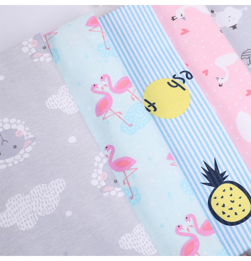 100% Cotton Cartoon Printed Knitted Fabric For Children'S Pajamas And Underwear 100% Cotton Cartoon Printed Knitted Fabric For Children'S Pajamas And Underwear
