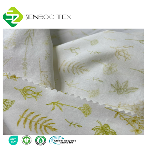 Hot Sale 100% Organic Cotton Poplin Lightweight Garden Flower Printed Fabric for DIY Clothing Sleepwear Loungewear Hot Sale 100% Organic Cotton Poplin Lightweight Garden Flower Printed Fabric for DIY Clothing Sleepwear Loungewear