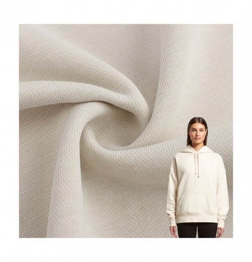 High Quality Plain Dyed Stock Lot Organic Heavy Brushed French Terry 100% Cotton Hoodies Fabric High Quality Plain Dyed Stock Lot Organic Heavy Brushed French Terry 100% Cotton Hoodies Fabric